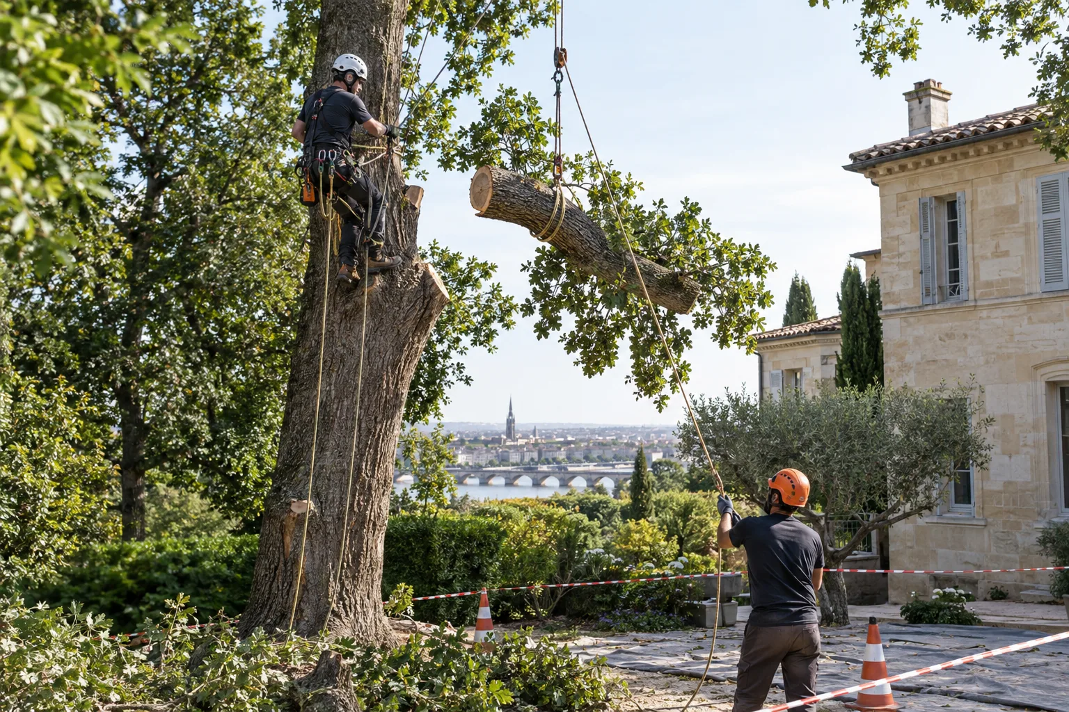 Abattage d'arbres